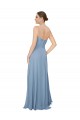 Discount Draped Sweetheart Chiffon Bridesmaid Dress with Front Slit UK