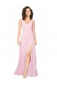 Discount Chiffon Bridesmaid Dress with Tassel Straps UK