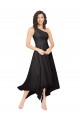 Discount Midi Length One Shoulder Chiffon Cocktail Bridesmaid Dress UK