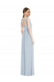 Discount Tie Shoulder Empire Waist Maxi Bridesmaid Dress UK