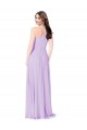 Discount Chiffon A-Line Bridesmaid Dress with Halter Back UK