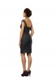 Discount Knee Length Lace Bridesmaid Dress / Cocktail Dress with Matching Chiffon Tie Sash UK