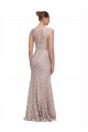 Discount Sweetheart Neckline Cap Sleeves Lace Bridesmaid Dress / Prom Dress with Twist UK