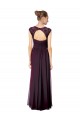 Discount Long Chiffon Sweetheart Bridesmaid with Lace Straps and Keyhole Back UK