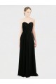 Discount Long Strapless Lace Bodice Bridesmaid Dress with Sweetheart Neckline and Criss-Cross Pleats UK