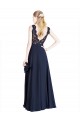 Discount Bateaux Neckline A-Line Lace Bridesmaid Dress / Prom Dress with Top Nude Layer UK