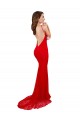 Discount High Neck Long Formal Lace Bridesmaid Dress / Prom Dress with Open Back Straps UK