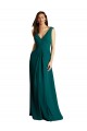 Discount Long A-Line Lace and Chiffon Bridesmaid Dress with Open Back UK