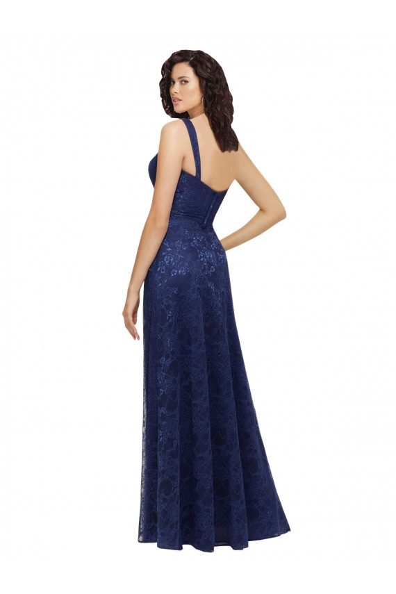 Discount Chantilly Lace V-Neck Bridesmaid Dress UK