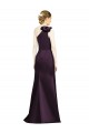 Discount Full Length One Shoulder Satin Bridesmaid Dress with Bow Shoulder Detail UK