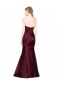 Discount Mermaid Sweetheart Soft Formal Satin Bridesmaid Dress / Prom Dress with Pleats UK