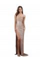 Discount High Slit Scoop Neck Long Formal Sequin Bridesmaid Dress / Prom Dress UK