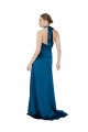 Discount Halter Neck Formal Silky Satin Bridesmaid Dress / Prom Dress UK