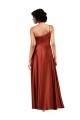 Discount Sophisticated One Shoulder Formal Silky Satin Bridesmaid Dress / Prom Dress with Full Skirt UK