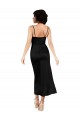 Discount Cowl Neck Formal Tea-Length Short Silky Satin Bridesmaid Dress / Cocktail Prom Dress with Skirt Slit UK
