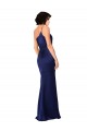 Discount One Shoulder Formal Silky Satin Bridesmaid Dress / Prom Dress with Skirt Slit UK