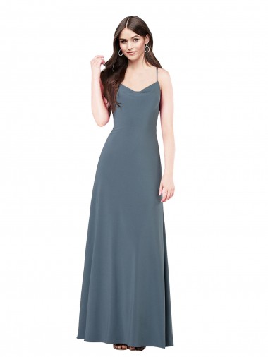 Discount Classic Spandex Bridesmaid Dress / Prom Dress with Scoop Neckline UK