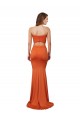 Discount Strapless Bandeau Bodice Long Formal Spandex Bridesmaid Dress / Prom Dress UK