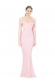 Discount Full Length Off the Shoulder Bridesmaid Dress / Prom Dress with Twist Front UK