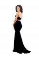 Discount Two Piece High Neck Formal Crepe Bridesmaid Dress / Prom Dress UK
