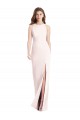 Discount Diamond Cutout Back Trumpet Bridesmaid Dress / Prom Dress with Front Slit UK