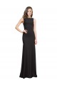 Discount Sleeveless Bateau Neckline Crepe Bridesmaid Dress / Prom Dress with Twist Back UK