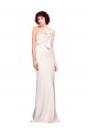 Discount Strapless Crepe Fitted Bridesmaid Dress / Prom Dress with Twist Bow UK