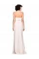Discount Strapless Crepe Fitted Bridesmaid Dress / Prom Dress with Twist Bow UK