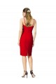 Discount Sleeveless Sheath Sweetheart Neckline Formal Crepe Bridesmaid Dress / Prom Homecoming Dress UK