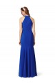 Discount Halter V-Neck Long A-Line Formal Crepe Bridesmaid Dress / Prom Dress UK