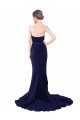 Discount Strapless Sweetheart Neckline Crepe Bridesmaid Dress / Prom Dress with Satin Waistband UK