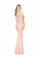 Discount Sweetheart Shirred Neck Long Floor Length Formal Crepe Bridesmaid Dress / Prom Dress UK
