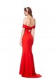 Discount Cross Front and Back Bardot Sleeveless Formal Crepe Maxi Bridesmaid Dress / Prom Dress UK