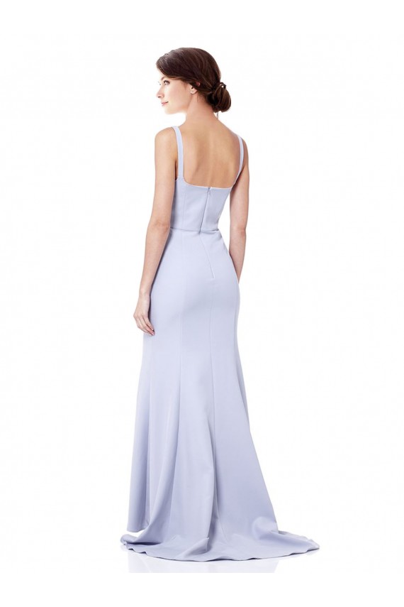 Discount Sweetheart High Neck Sleeveless Formal Crepe Bridesmaid Dress / Prom Dress UK