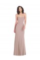 Discount Strapless Princess Line Formal Crepe Mermaid Bridesmaid Dress / Prom Dress UK