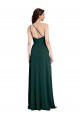 Discount A-Line Slim One Shoulder Formal Crepe Bridesmaid Dress / Prom Dress with Asymmetrical Straps and Side Slit UK