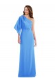 Discount One Shoulder Bell Sleeves Trumpet Bridesmaid Dress / Prom Dress UK