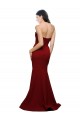 Discount Long Full Length Sweetheart Slim Formal Crepe Bridesmaid Dress / Prom Dress with Strapless Bodice UK
