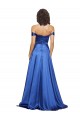 Discount Ball Gown Off the Shoulder Sweetheart Formal Stretch Satin Bridesmaid Dress / Prom Dress UK