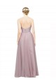 Discount Sweetheart Neckline Long Tulle Bridesmaid Dress with Lace Bodice UK