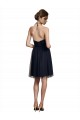 Discount High Neck Illusion Bodice Bridesmaids Dress UK