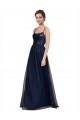 Discount Spaghetti Strap Tulle Bridesmaids Dress with Ballerina Neckline UK