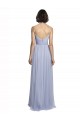 Discount Spaghetti Strap Tulle Bridesmaids Dress with Ruched Bodice UK