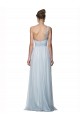 Discount One Shoulder Illusion Tulle Bridesmaid Dress with Knot Detail UK