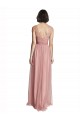 Discount V-Neck Illusion Tulle Bridesmaids Dress UK