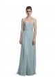 Discount Halter Ruched Sweetheart Neckline Tulle Bridesmaid Dress UK