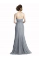 Discount One Shoulder Tulle Fit and Flare Bridesmaid Dress UK