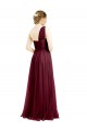 Discount One Shoulder Floor Length Long Tulle Bridesmaid Dress UK