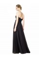 Discount Sweetheart Neckline Long Sleeveless Tulle Bridesmaid Dress with Lace Bodice UK