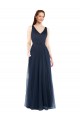 Discount V-Neck Soft and Simple Tulle Bridesmaid Dress UK